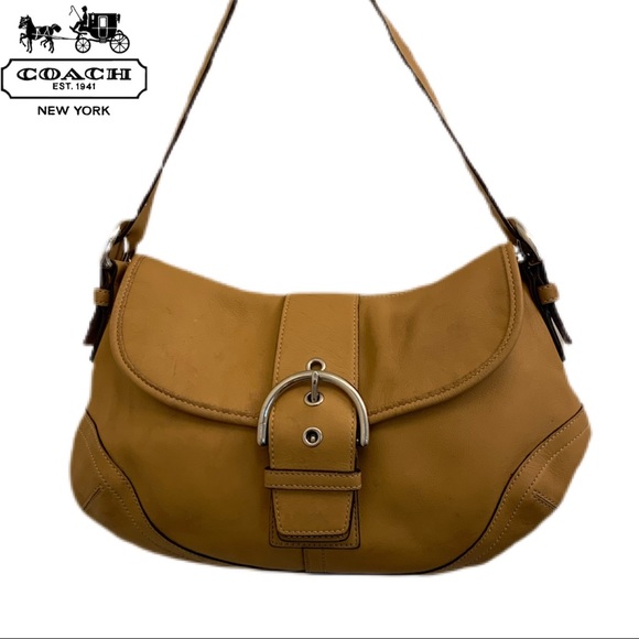 Coach Handbags - Coach camel leather Soho hobo purse L040 9248